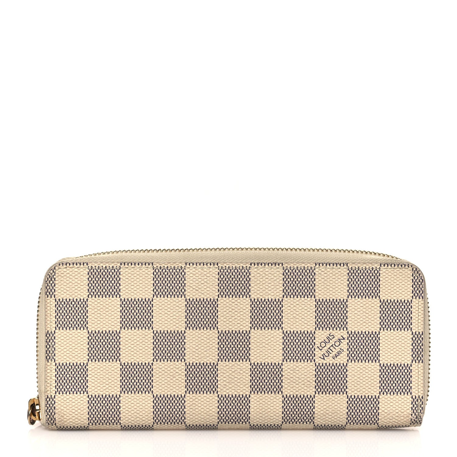 Louis Vuitton Damier Azur Clemence Wallet Rose Ballerine 1 of 10