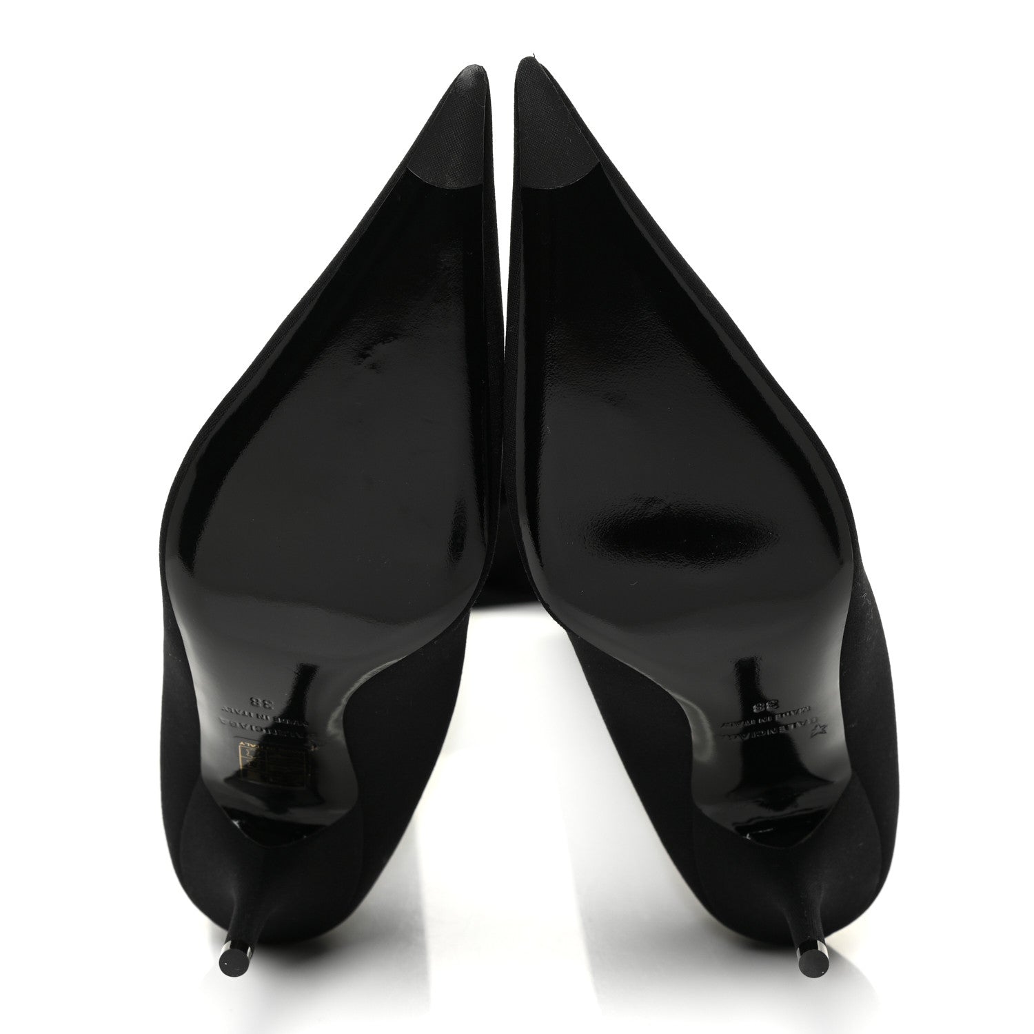 Balenciaga Spandex Pointed Toe Knife Thigh High Boots 38 Black 5 of 7