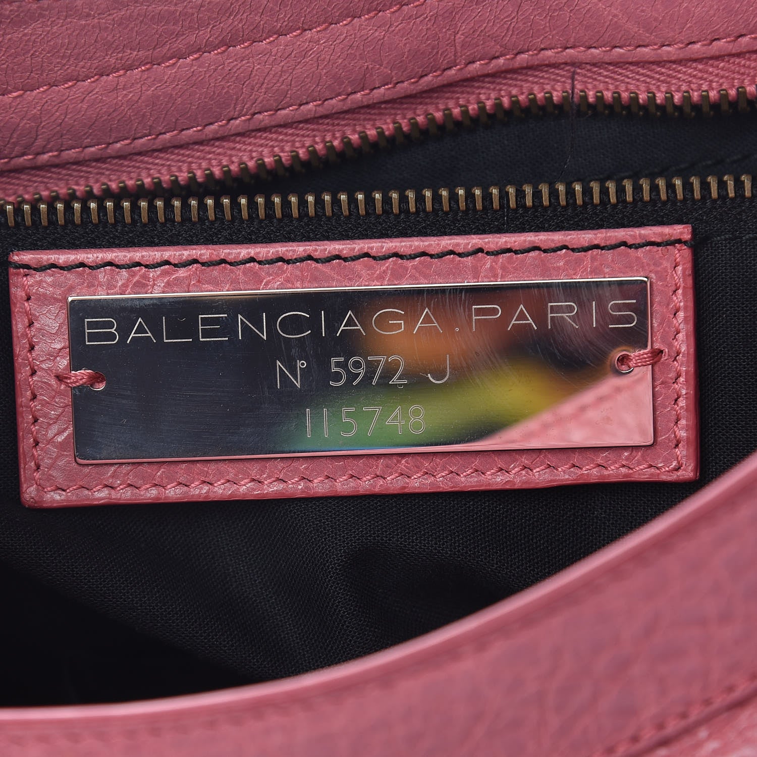 Balenciaga Agneau Classic Hardware City Rose Bombon Raspberry 7 of 12