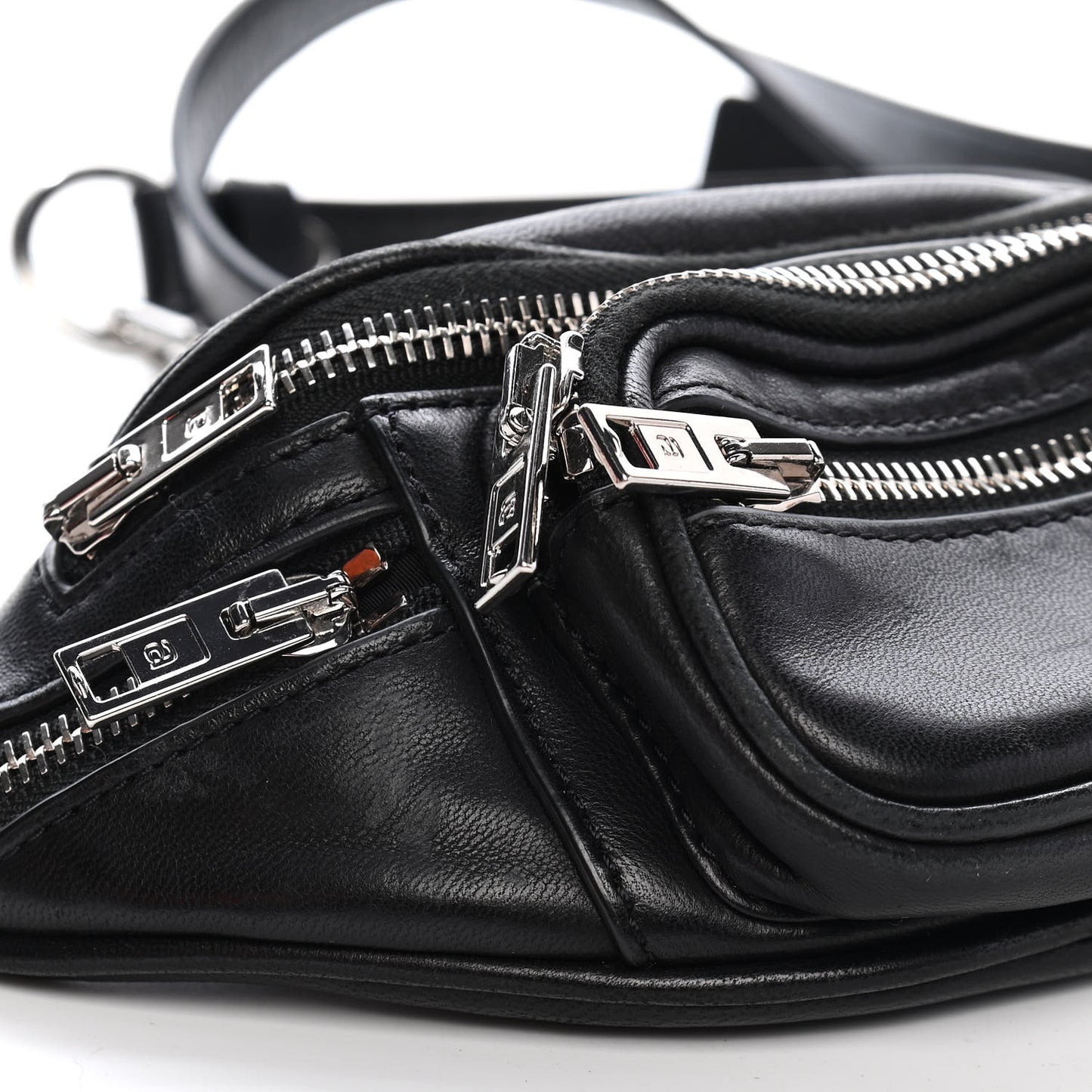 Lambskin Mini Attica Belt Bag Black