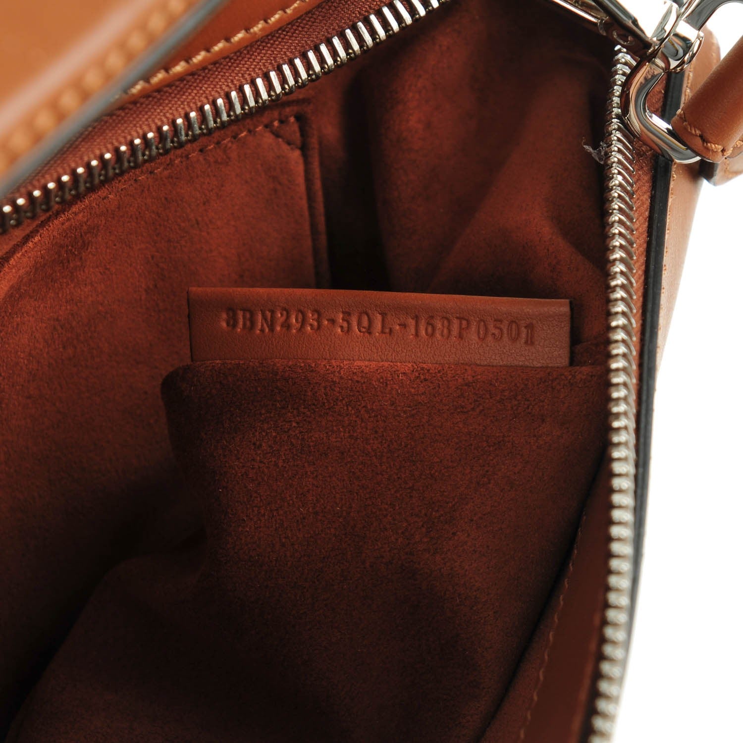 Fendi Vitello Baltico Dolce DotCom Satchel Corteccia Bubblegum 9 of 9