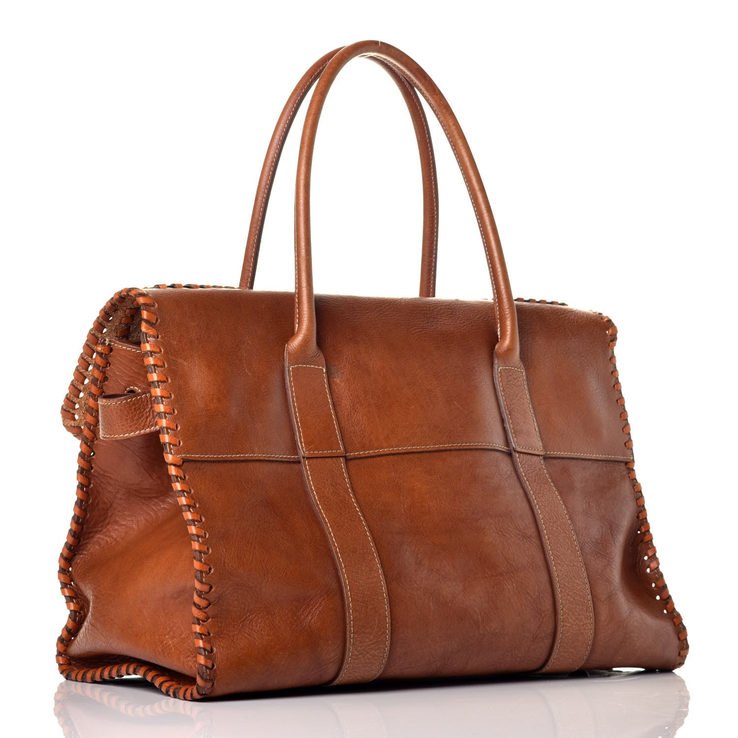 Mulberry Natural Grain Calfskin Butterfly Rio Bayswater Oak 4 of 17