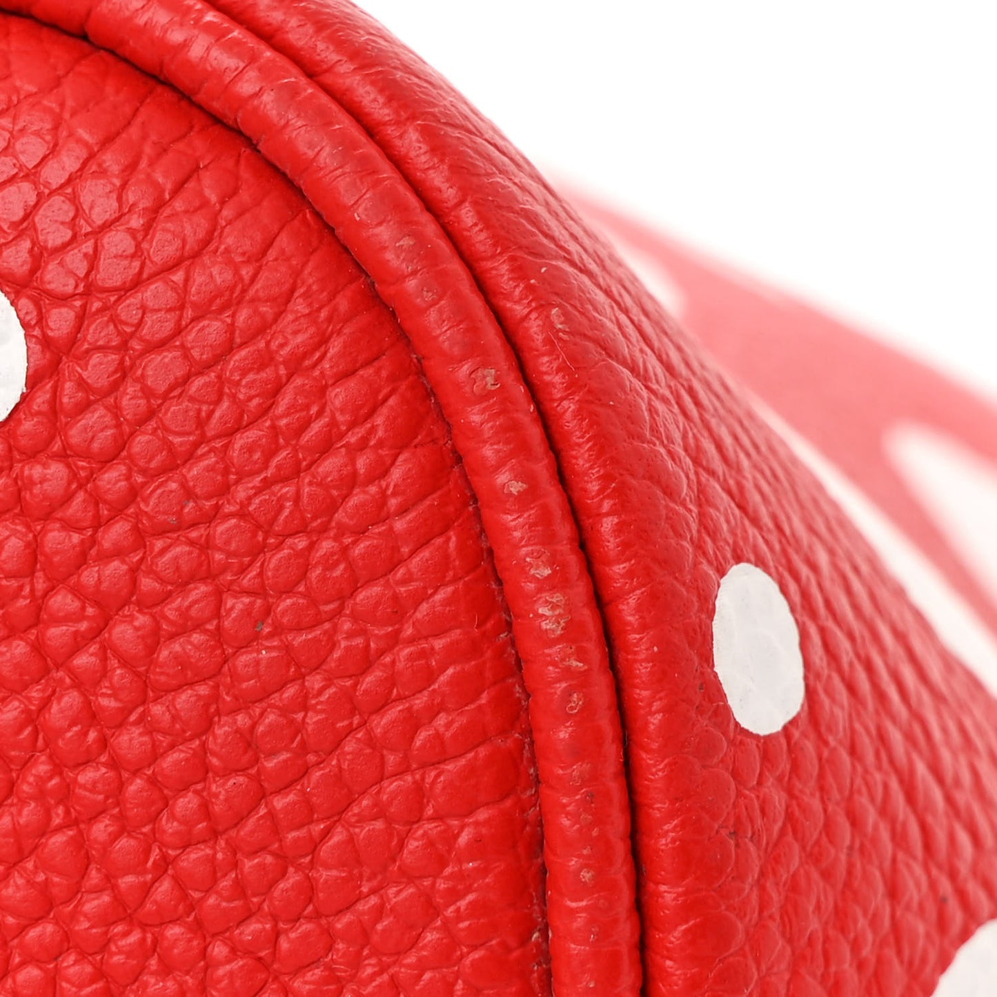 LV X YK Empreinte Infinity Dots Neverfull MM Rouge White