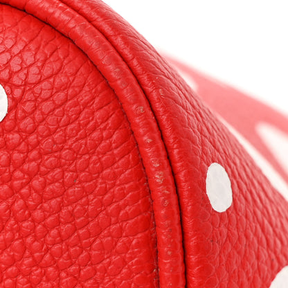 Louis Vuitton LV X YK Empreinte Infinity Dots Neverfull MM Rouge White 11 of 11