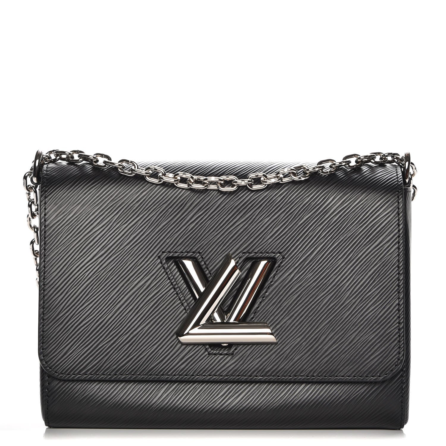Louis Vuitton Epi Twist Shoulder Bag MM Black 1 of 8