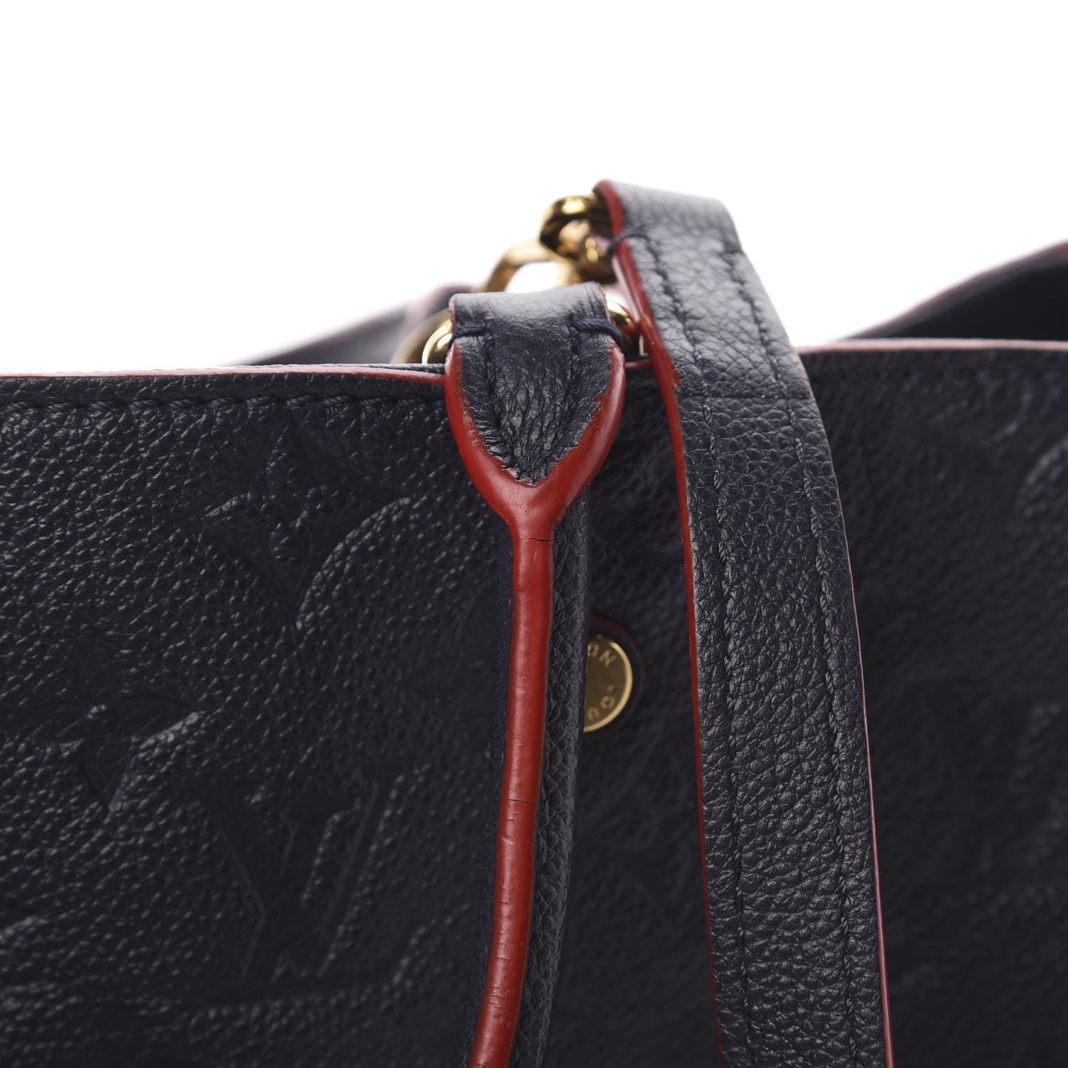 Louis Vuitton Empreinte Montaigne GM Marine Rouge 16 of 18