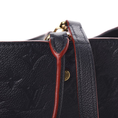 Louis Vuitton Empreinte Montaigne GM Marine Rouge 16 of 18