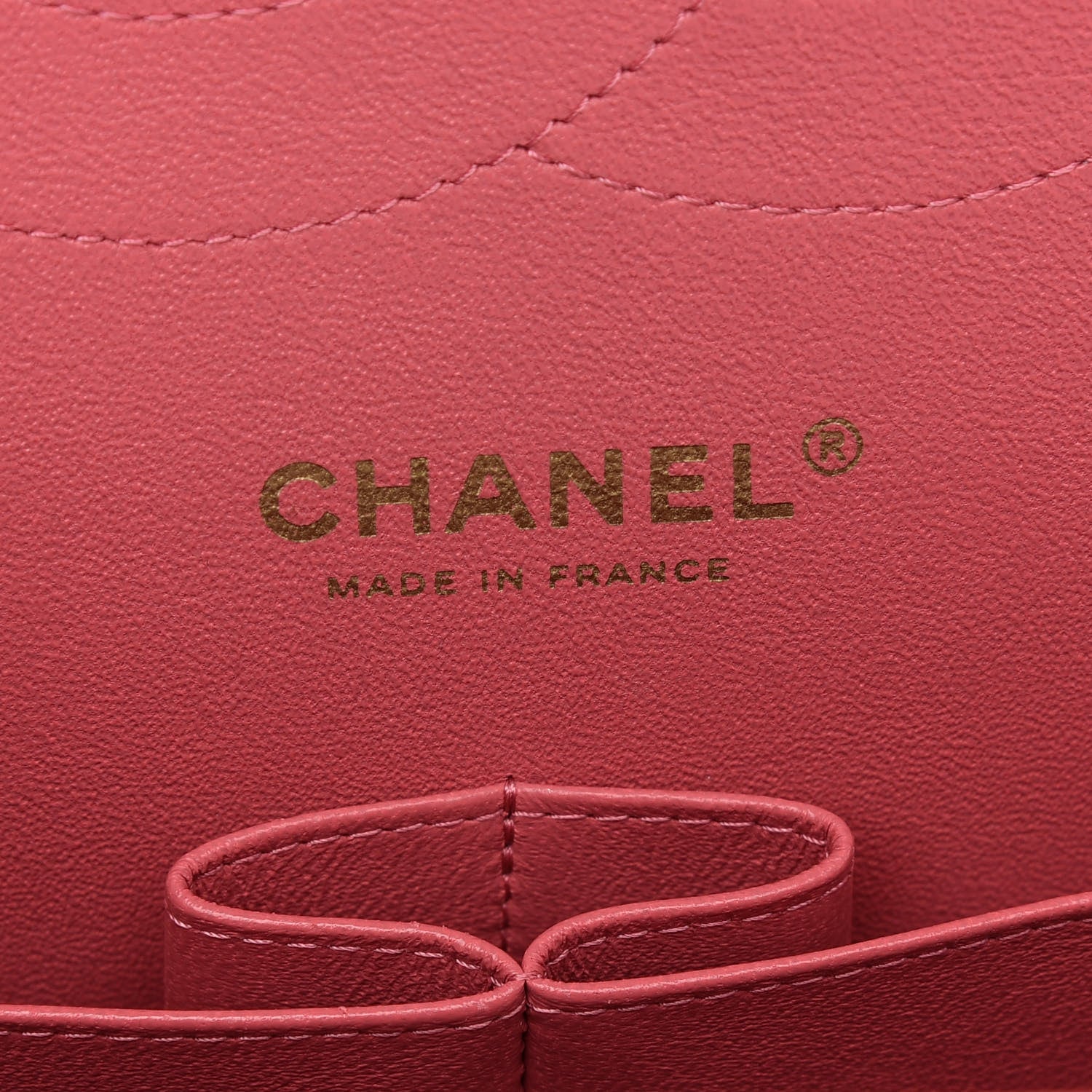 Chanel Caviar Quilted Jumbo Double Flap Dark Pink 6 of 9