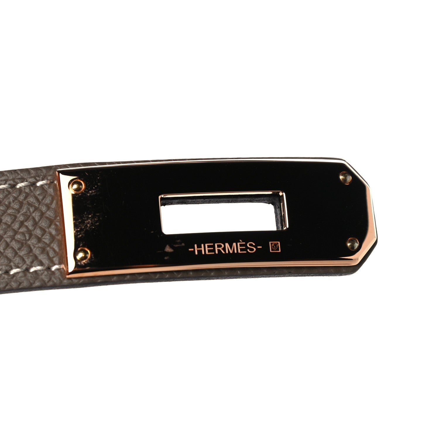 Hermes Epsom Kelly Belt Etoupe 5 of 7