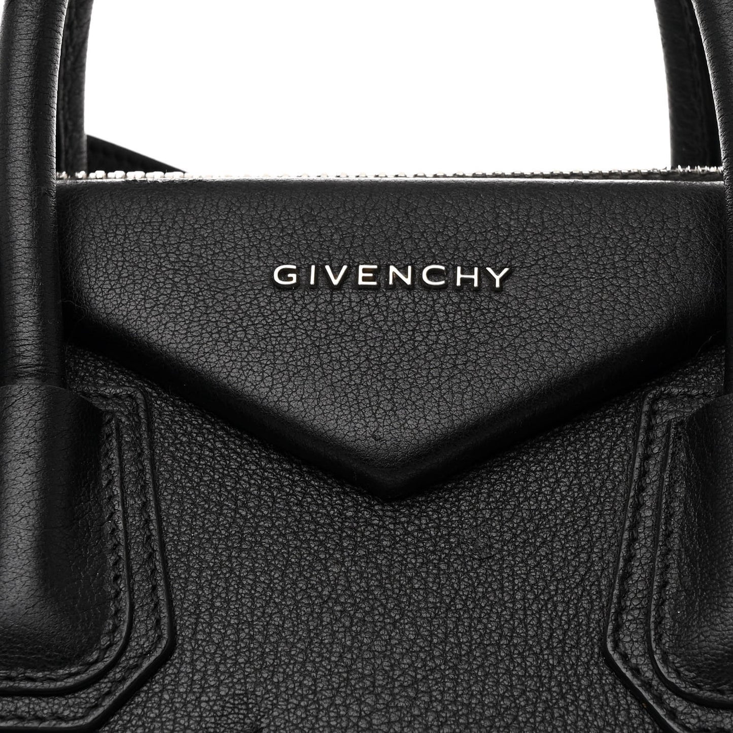 Sugar Goatskin Medium Antigona Black