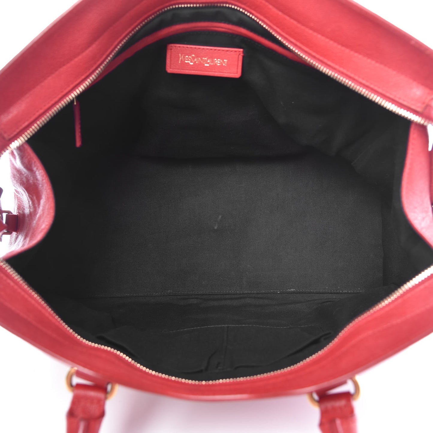 Sheepskin Medium Cabas ChYc Rouge Orient