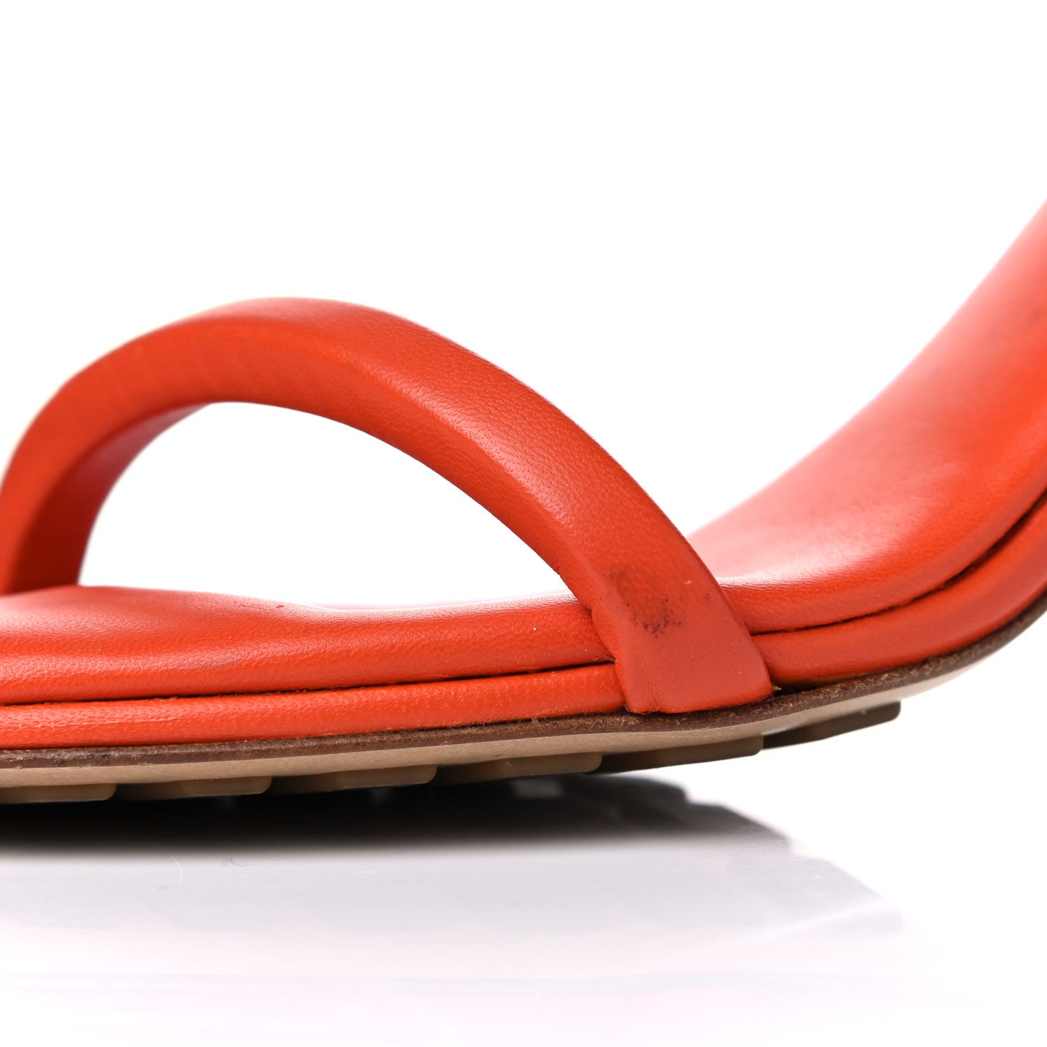 Bottega Veneta Nappa Spiral Sandals 40 Orange 17 of 22