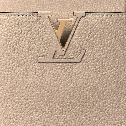 Louis Vuitton Taurillon Python Capucines PM Galet 8 of 10
