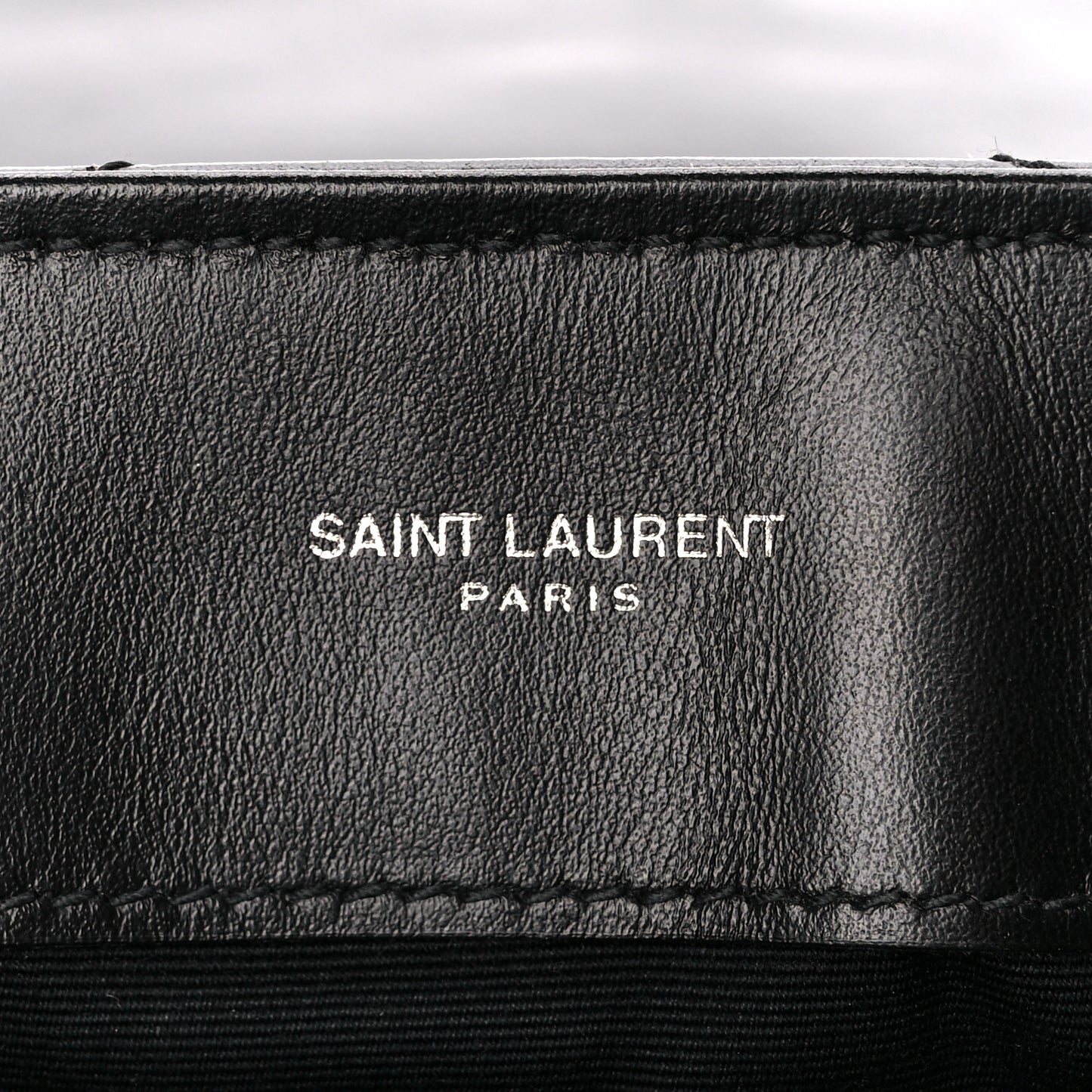 Calfskin Y Quilted Monogram Medium Loulou Chain Satchel Black