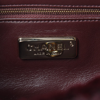 Chanel Orylag Rabbit Fur Quilted Medium Single Flap Burgundy 6 of 10