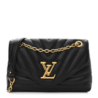 Louis Vuitton Calfskin LV New Wave Chain Bag Black 1 of 10