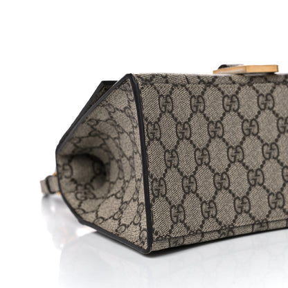 Balenciaga X GUCCI GG Supreme Monogram Small Hourglass Top Handle Bag Beige Ebony 8 of 10
