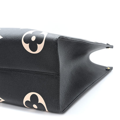 Louis Vuitton Empreinte Monogram Giant Onthego GM Black Beige 9 of 9