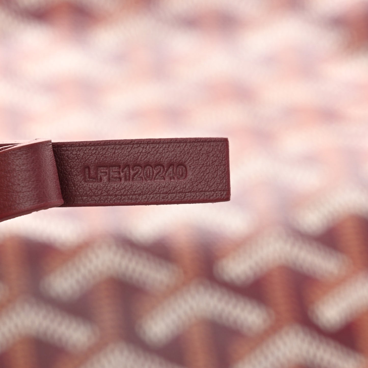 Goyardine Reversible Mini Anjou Burgundy