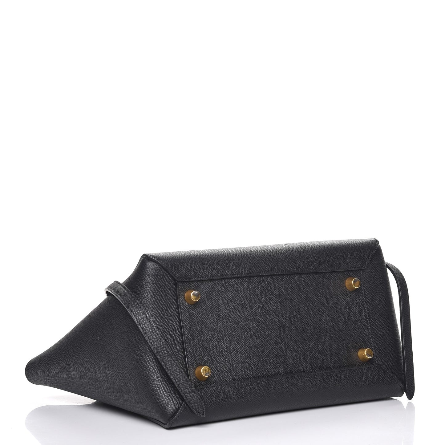 Grained Calfskin Mini Belt Bag Black