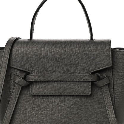 Celine Grained Calfskin Nano Belt Bag Grey 8 of 10
