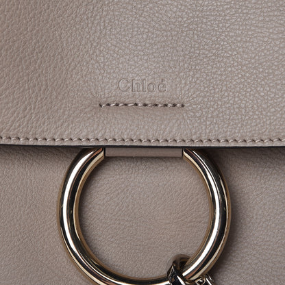 Chloe Calfskin Medium Faye Day Shoulder Bag Motty Grey 7 of 10
