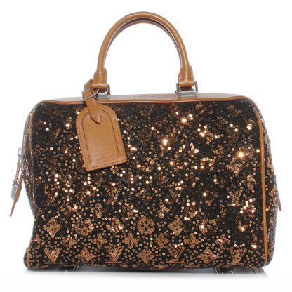 Louis Vuitton Sequin Monogram Sunshine Express Speedy Gold 1 of 8