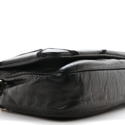 Chanel Lambskin Jersey Scales Flap Black 9 of 10