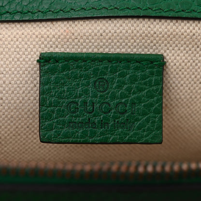 Gucci Pebbled Calfskin Small Dionysus Shoulder Bag Emerald 6 of 12