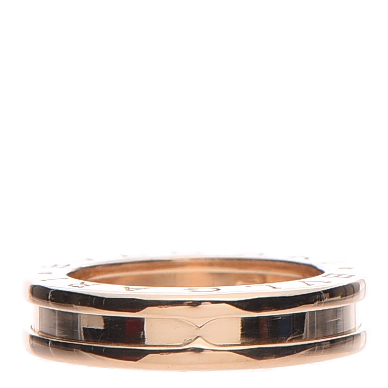 Bulgari 18K Yellow Gold B.Zero1 One-Band Ring 48 4.5 1 of 8