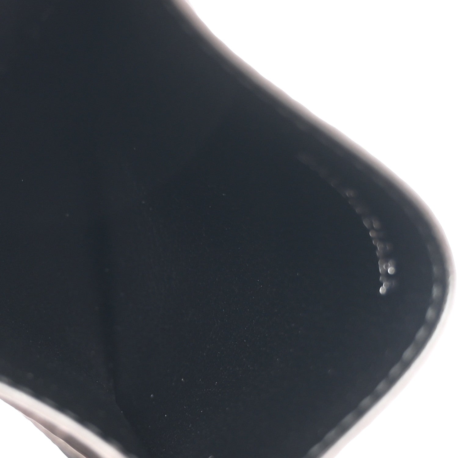 Balenciaga Metallized Grained Calfskin Logo Cash Rounded Card Holder Dark Bronze White 5 of 7