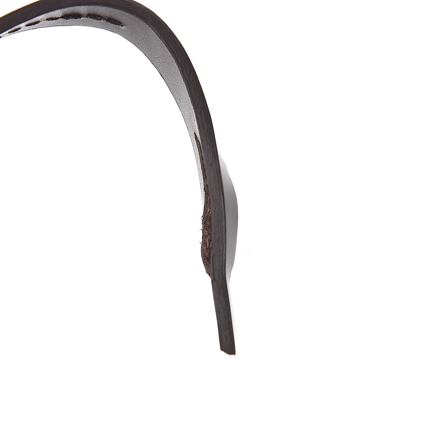 Louis Vuitton Calfskin 12mm Favorite Long Strap Brown 3 of 3