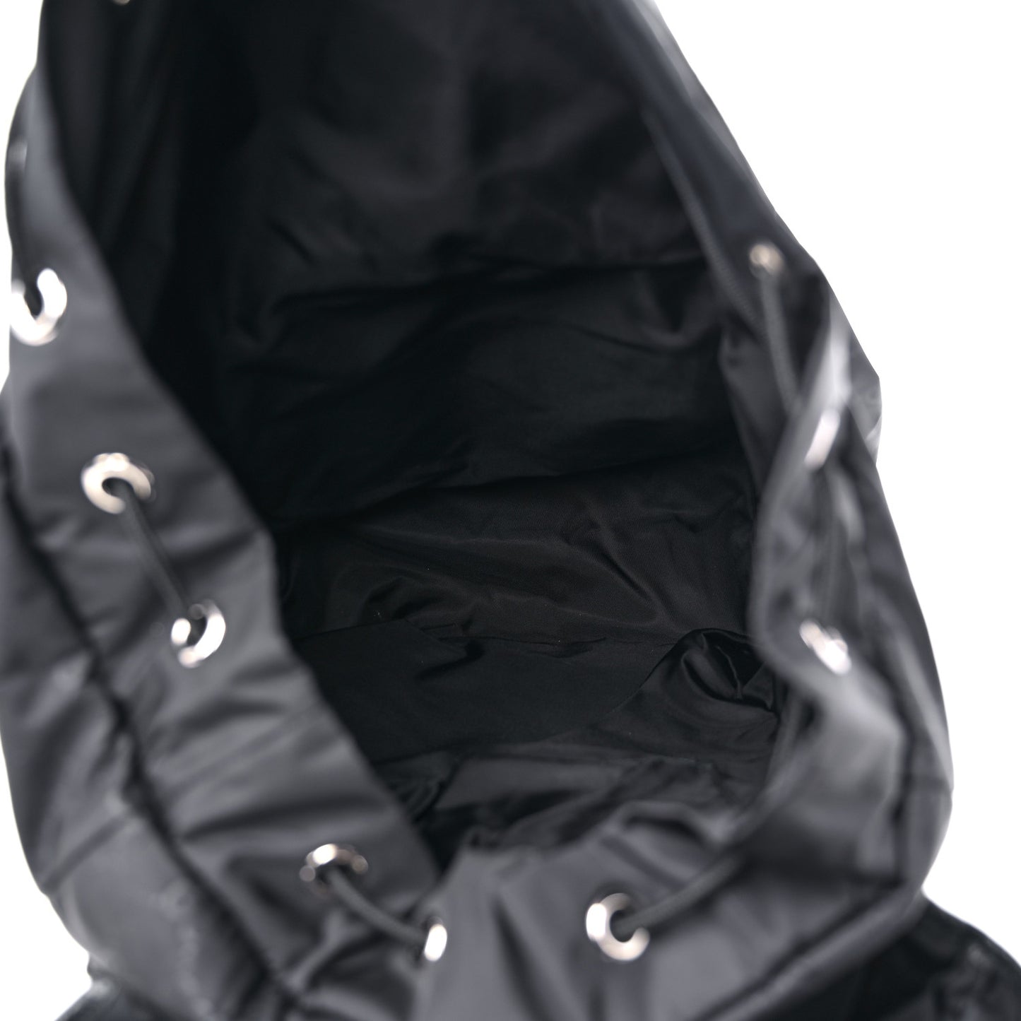 Nylon Monogram Medium Light Double Buckle Backpack Black