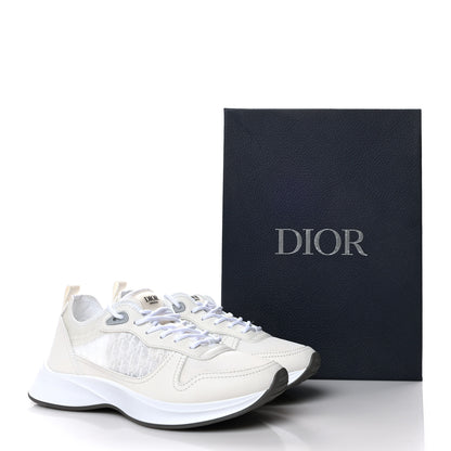 Christian Dior Suede Technical Mesh Oblique Mens B25 Runner Sneaker 41 White 9 of 9