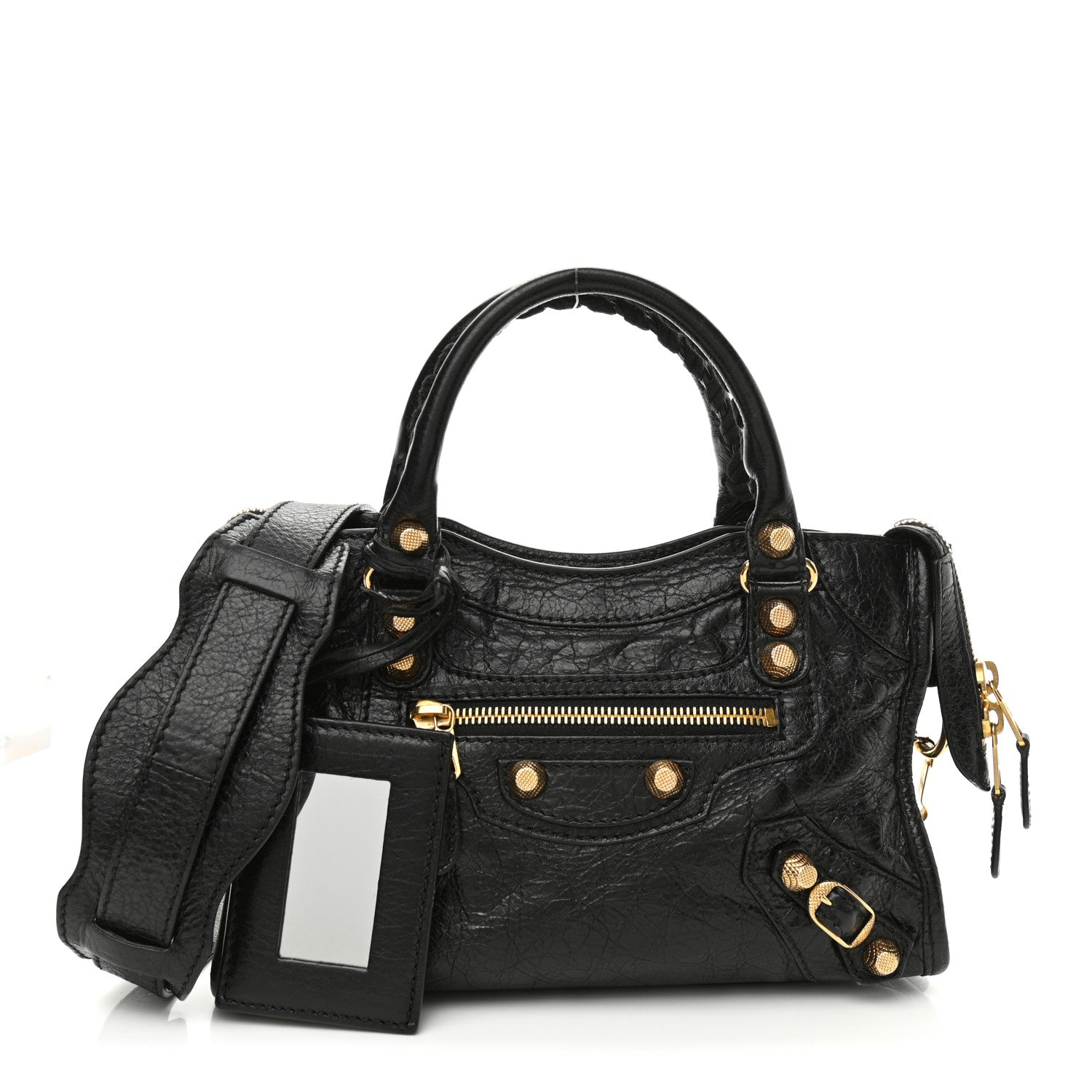 Balenciaga Agneau Giant 12 Gold Hardware Mini City Black 1 of 14
