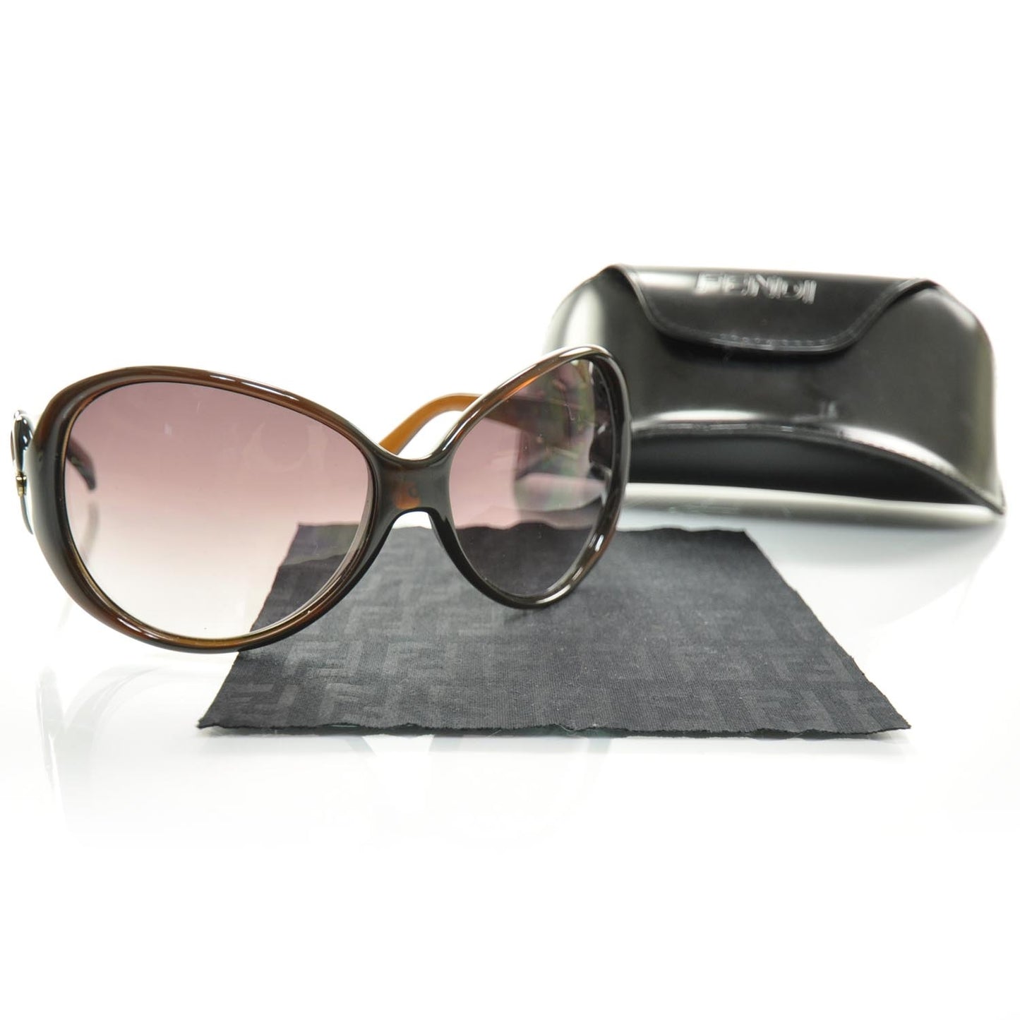 B Buckle Sunglasses FS382 Brown