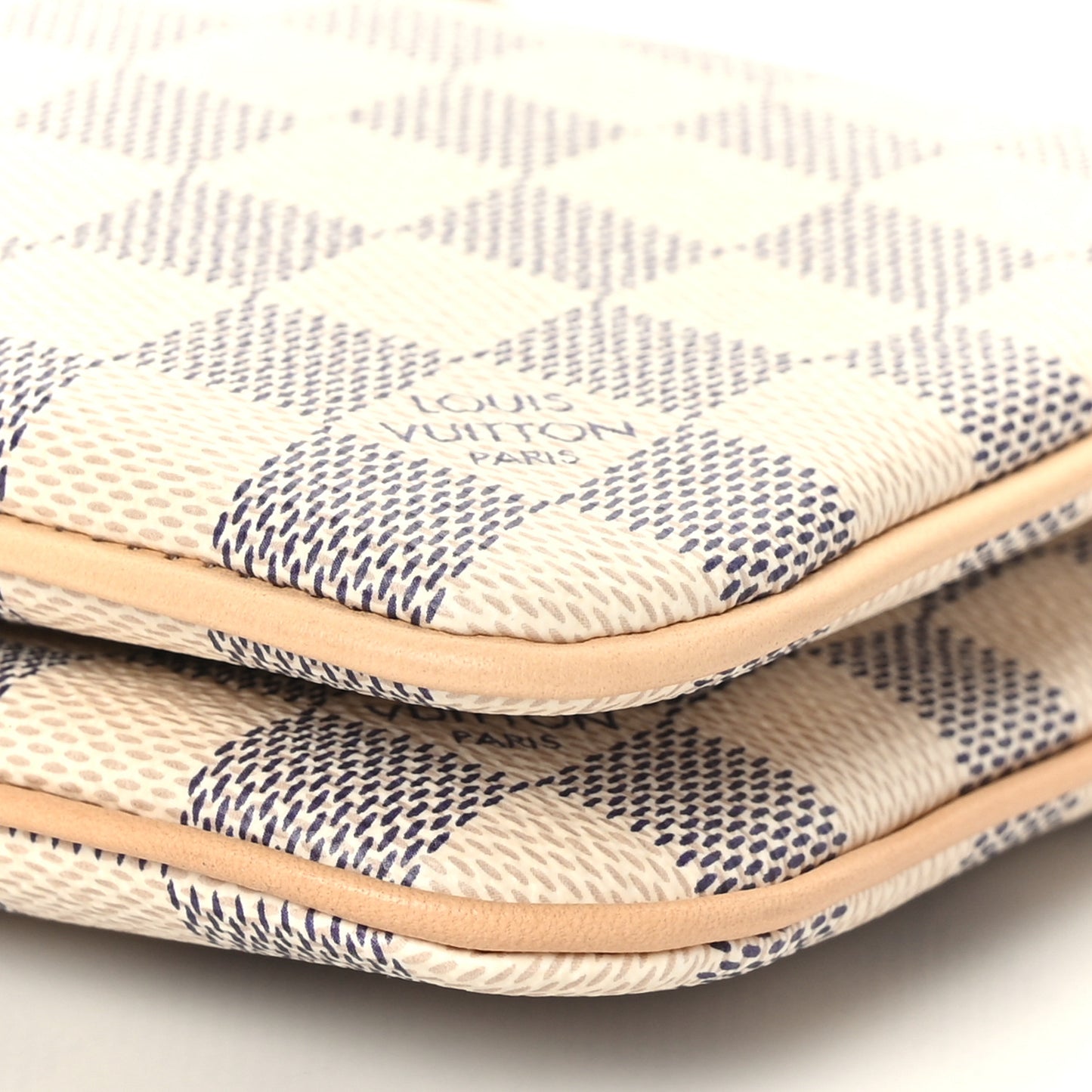 Damier Azur Double Zip Pochette