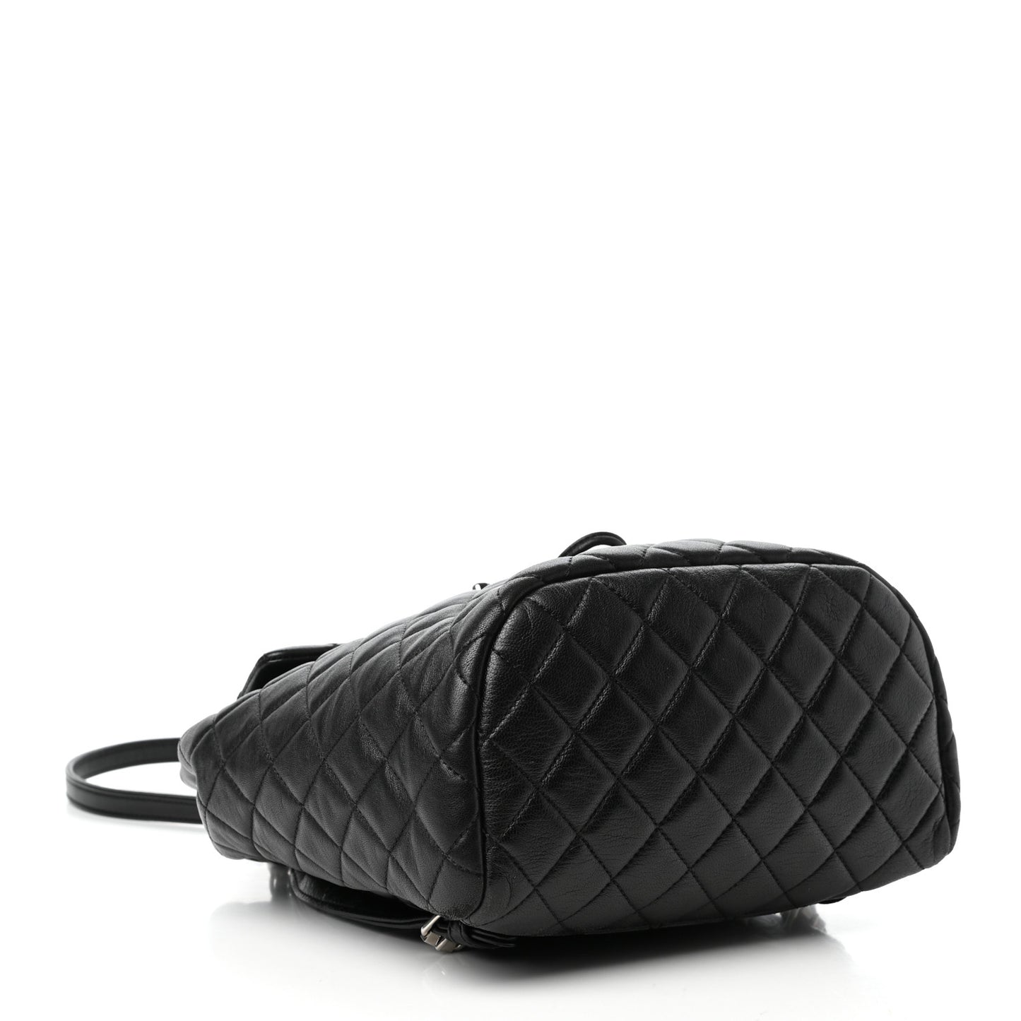 Lambskin Quilted Small Urban Spirit Backpack Black