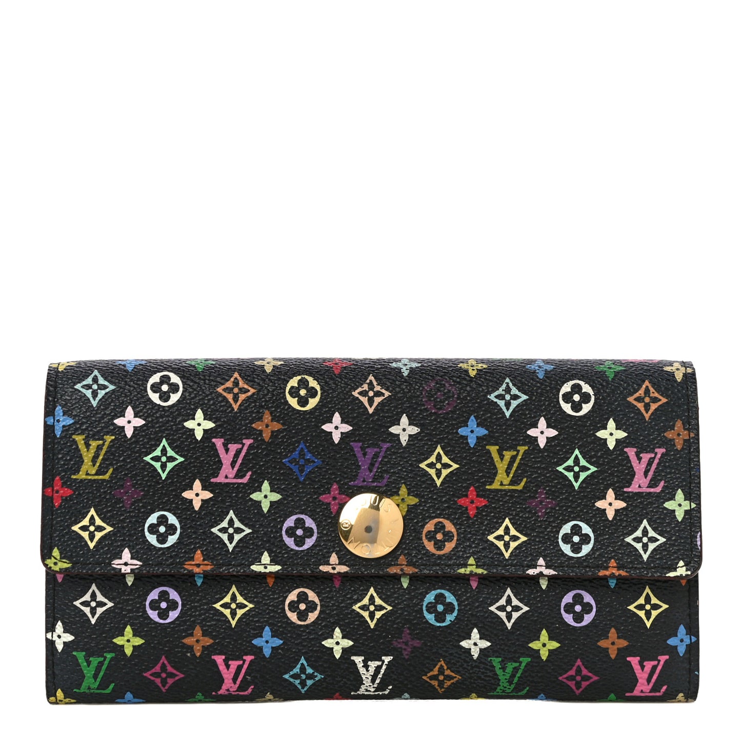 Monogram Multicolor Sarah Wallet Black Grenade