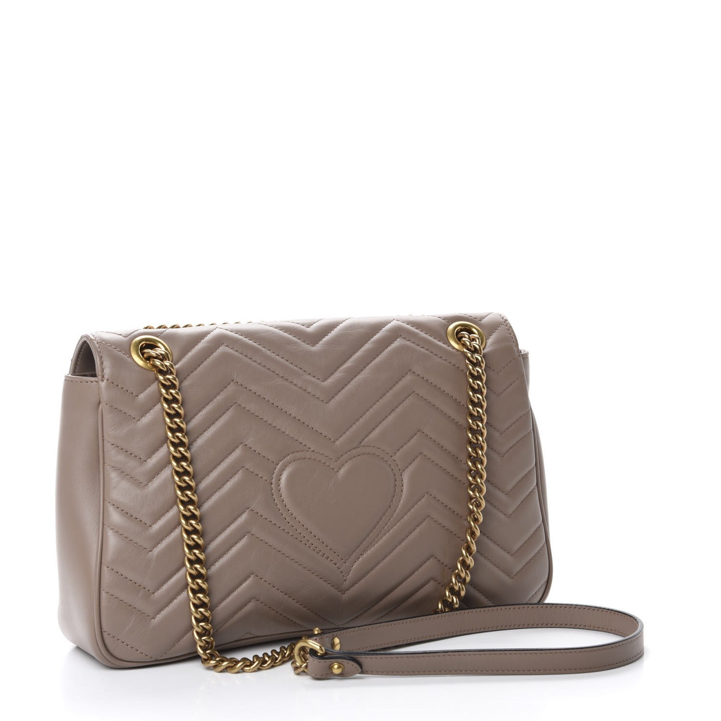 Calfskin Matelasse Medium GG Marmont Shoulder Bag Porcelain Rose