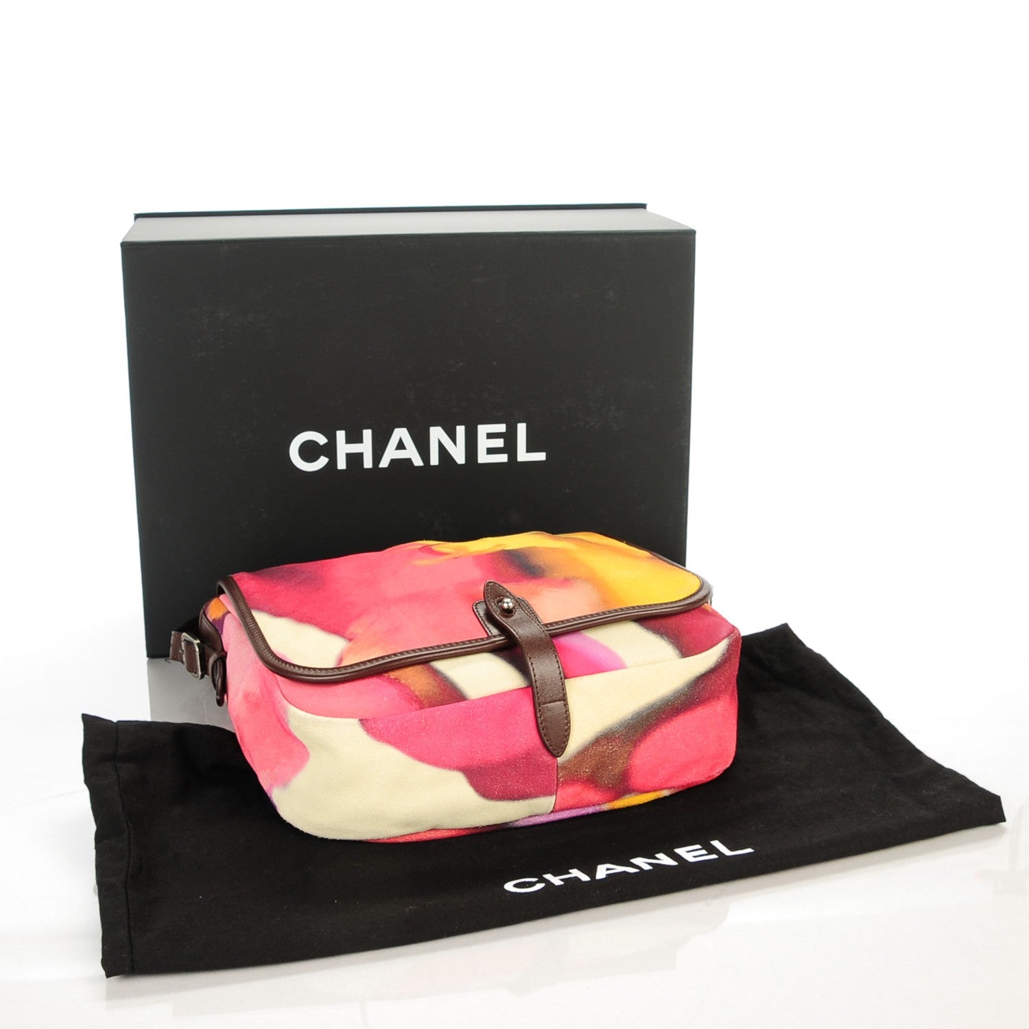 Chanel Printed Ultra Soft Lambskin Medium Flower Power Messenger 4 of 7