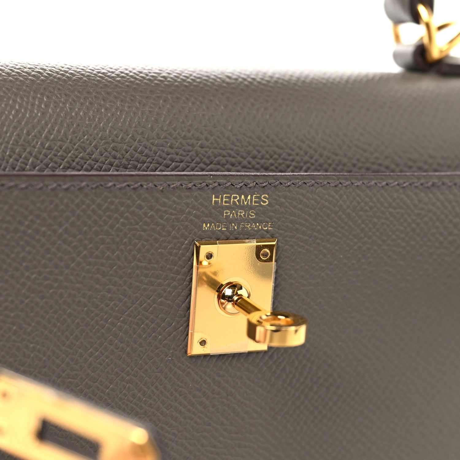 Hermes Epsom Kelly Sellier 25 Etain 6 of 14