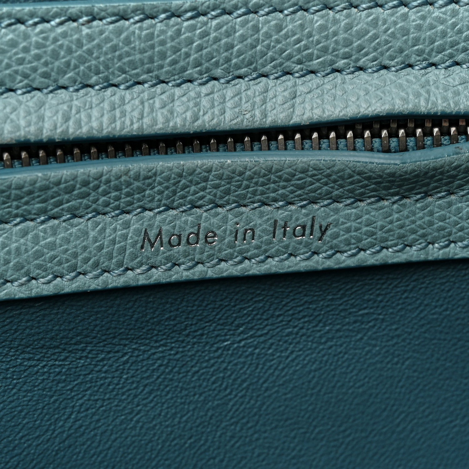 Celine Baby Grained Calfskin Medium Phantom Luggage Glacier 7 of 15
