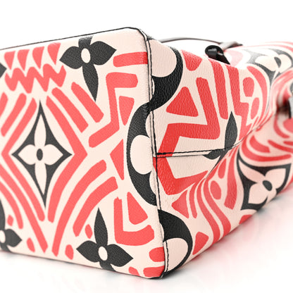 Louis Vuitton Monogram Giant Crafty NeoNoe MM Creme Rouge Black 9 of 9