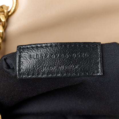 Saint Laurent Calfskin Y Quilted Monogram Medium Loulou Chain Satchel Dark Beige 8 of 12