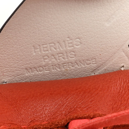 Hermes Milo Lambskin Grigri Rodeo Pegase Horse Bag Charm PM Cornaline Rose Texas White 3 of 5