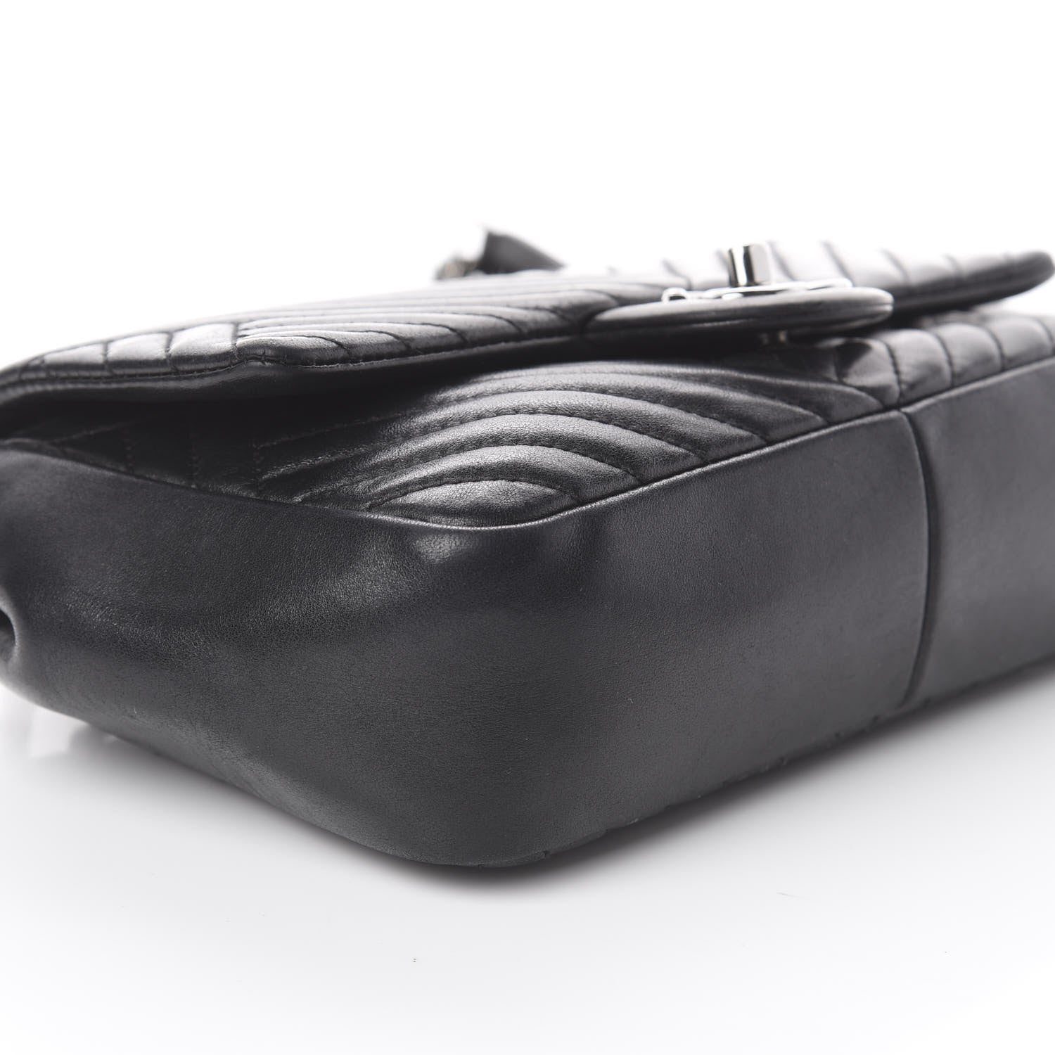 Chanel Lambskin Small CC Crossing Flap Black 5 of 12