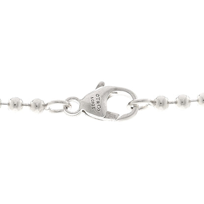 Tiffany Sterling Silver Atlas Key Pendant Necklace 5 of 5