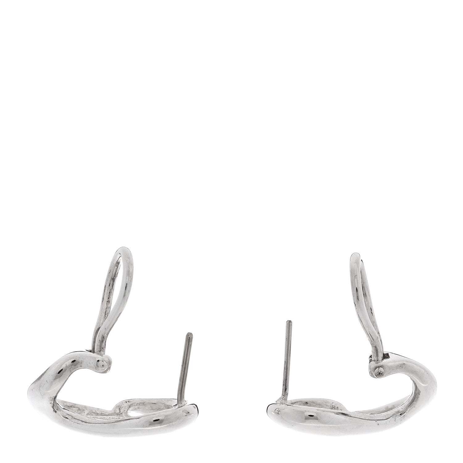 Tiffany Sterling Silver Figure 8 Earrings 3 of 4