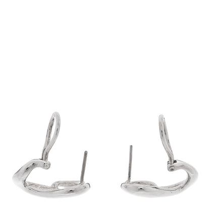 Tiffany Sterling Silver Figure 8 Earrings 3 of 4